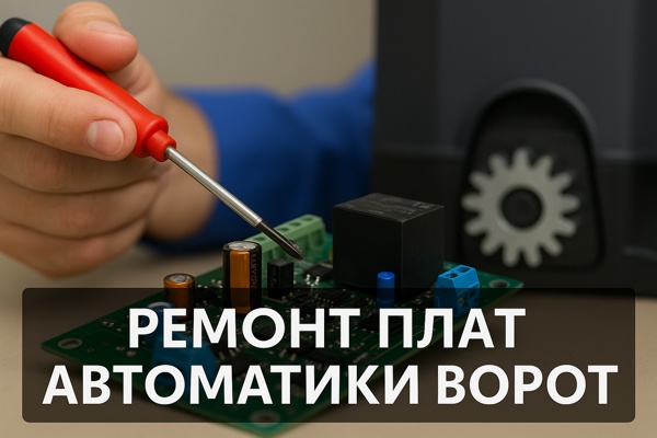 Ремонт плат автоматики ворот Комплексный подход к обслуживанию электронных систем управления