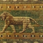 Glazed facing brick. Babylon, 580 BC 