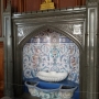 Fountain in the formal dining room