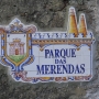 Merendas Park sign from Azulejo